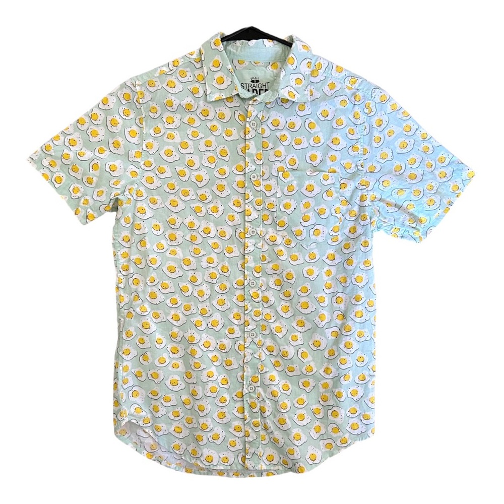 EGG Straight Faded Men’s S/S Collared Shirt Size M.